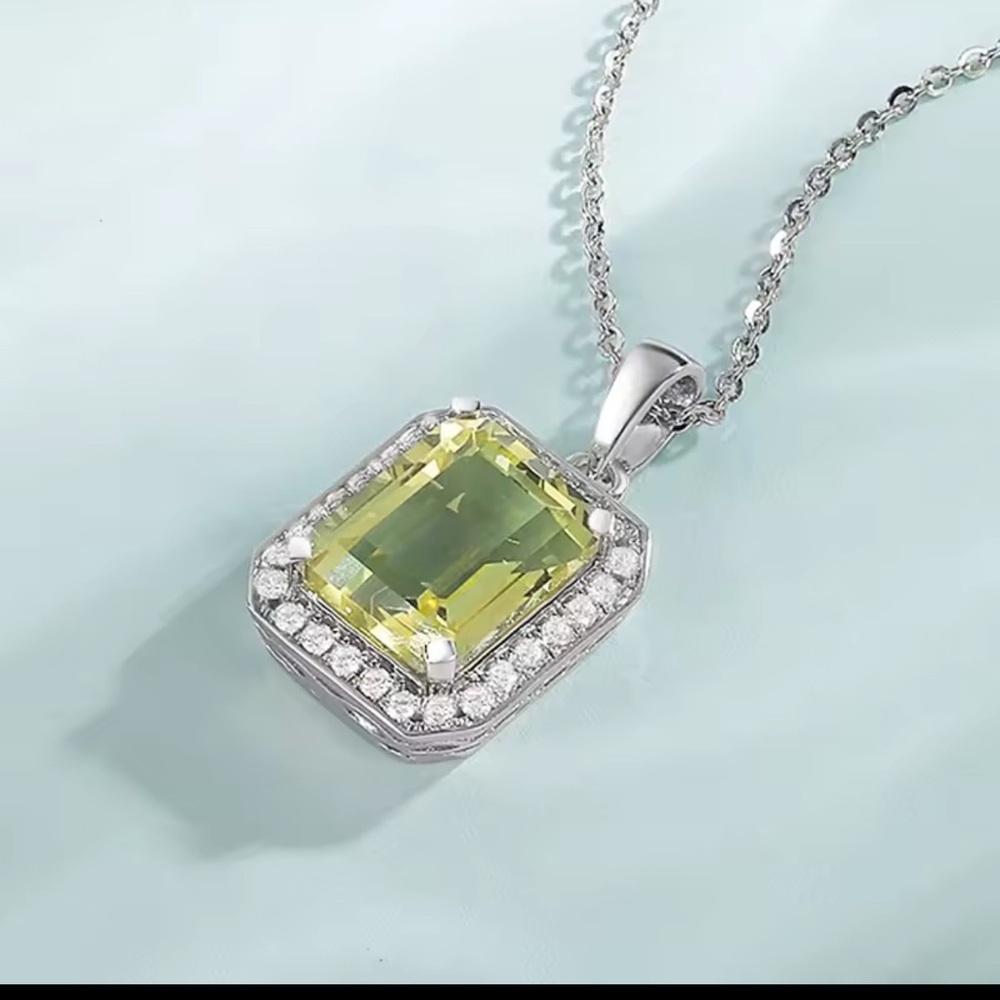 Elegant 925 Sterling Silver Necklace – Rhodium-Plated Shine & Timeless Charm